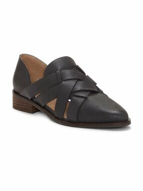 LUCKY BRAND Black Leather Preekah Bootie 9.5